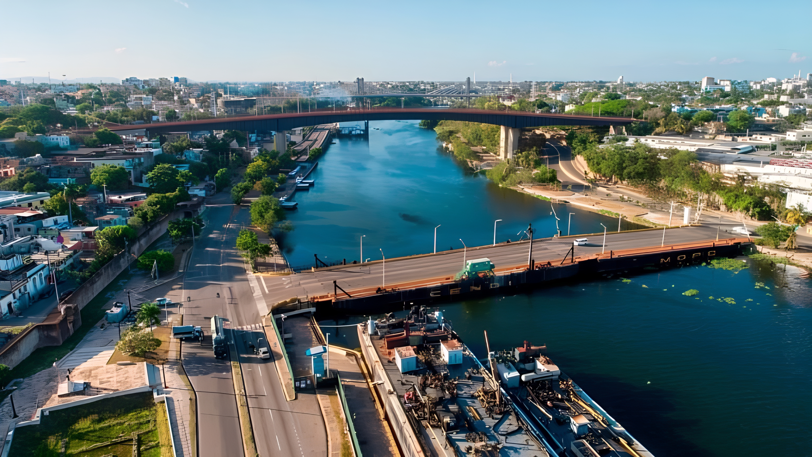 Cerrarán el Puente Flotante sobre el río Ozama este sábado