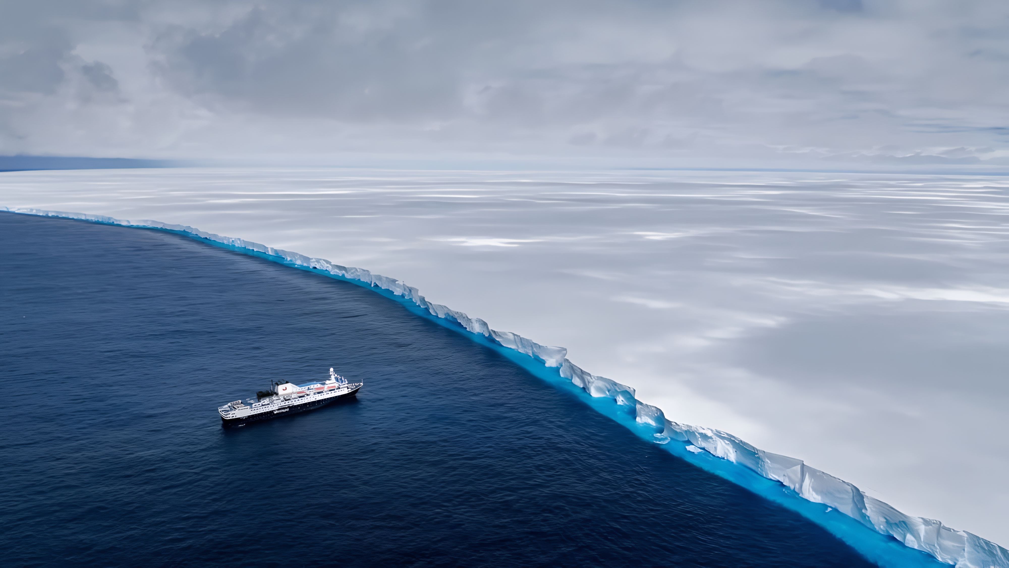Un iceberg gigante causa preocupación en Georgia del Sur
