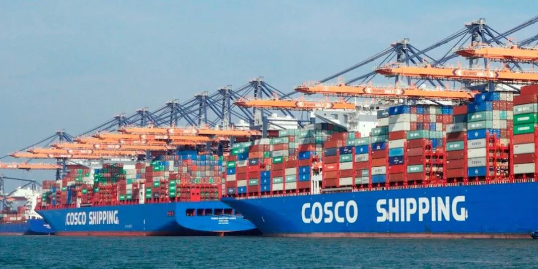 Cosco Shipping Holdings incrementa un 20% sus ingresos