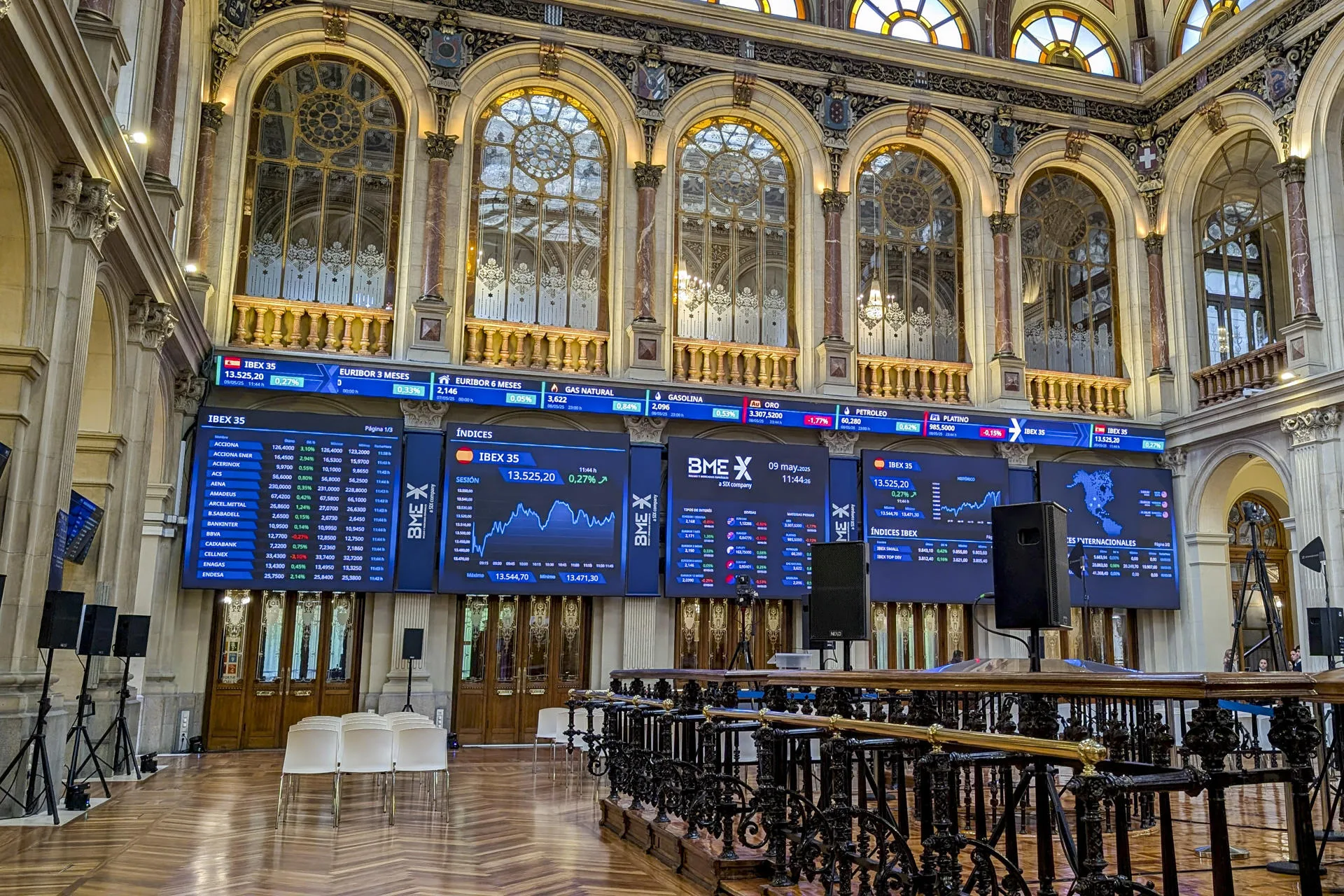 IBEX 35 alcanza máximos del año y se mantiene en zona positiva