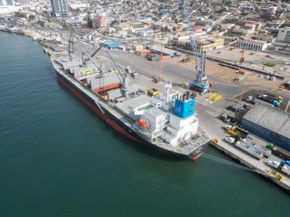 Puerto de Coquimbo afianza su rol estratégico con operación internacional