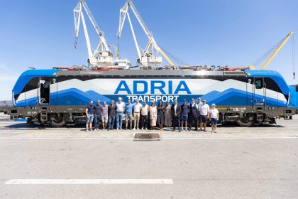 Adria Transport celebra su 20.º aniversario con bautizo de séptima locomotora