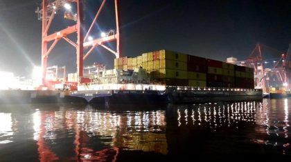 Puerto Dock Sud recibe escala inaugural del buque fluvial Don Toyo