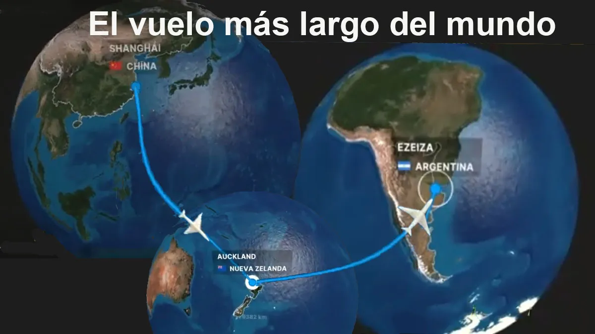 China conectará con Buenos Aires: el vuelo más largo del mundo