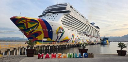 México: Manzanillo recibe recalada de crucero Norwegian Encore