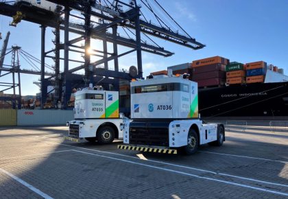 Puerto de Felixstowe recibe su segundo pedido de camiones autónomos