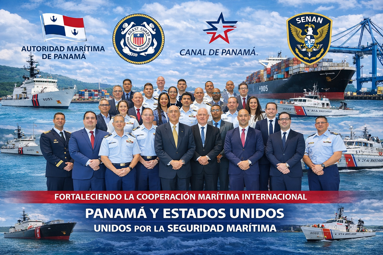 Panamá refuerza cooperación marítima con EE. UU. para fortalecer el control de naves y la seguridad portuaria
