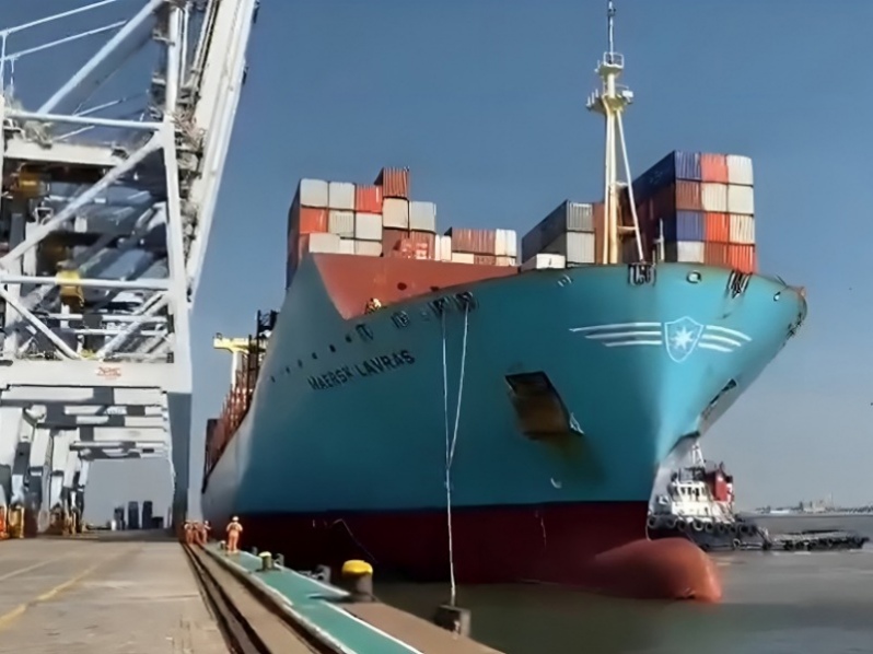 Maersk reactiva la ruta estratégica entre el Puerto de Montevideo y San Antonio Este