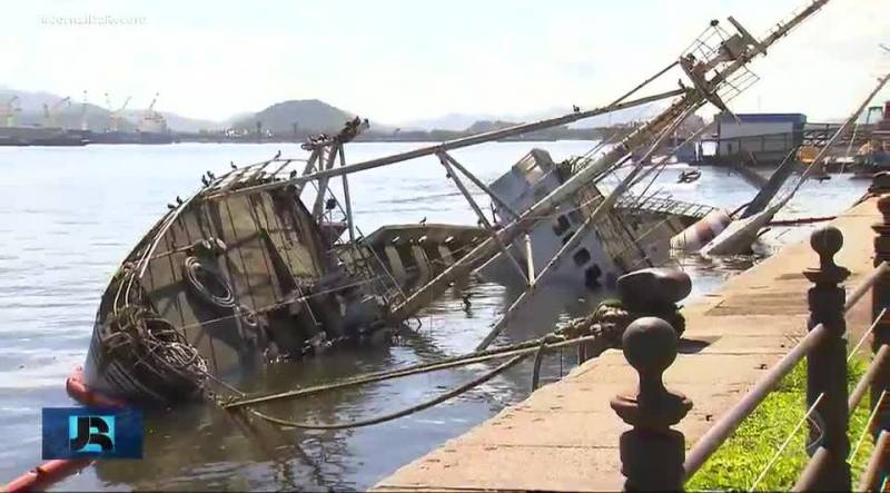 Se hunde el buque oceanográfico que Brasil pretendía donar a Uruguay
