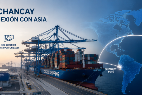 Puerto de Chancay fortalece conexión con Asia