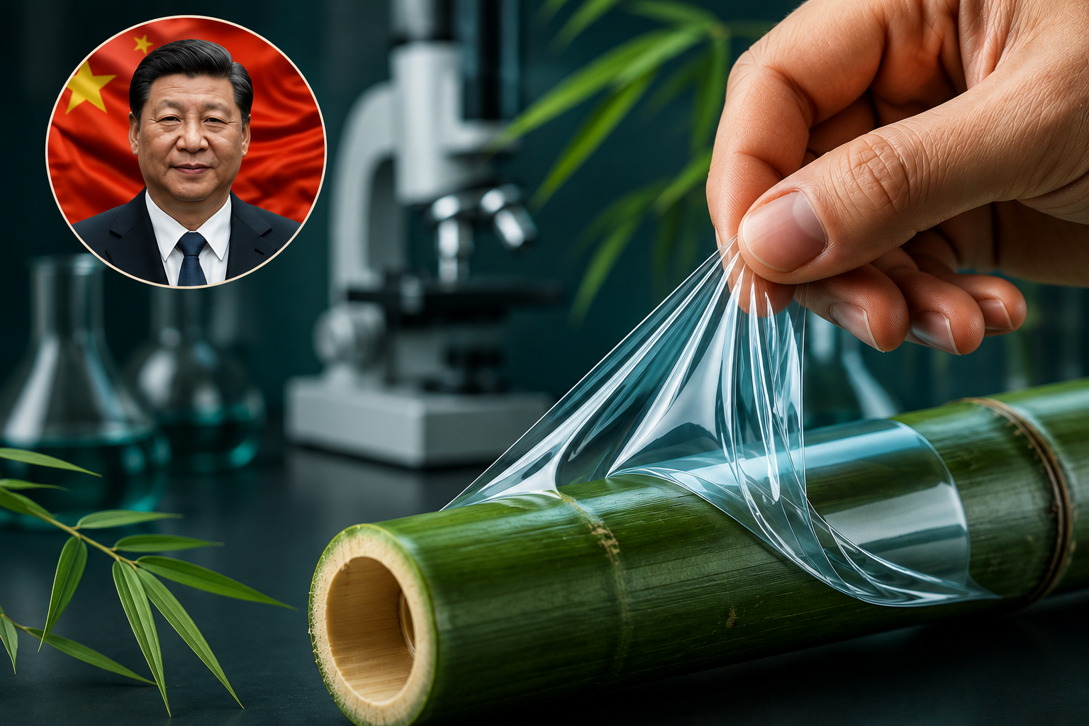 China-crea-plastico-del-bambu.