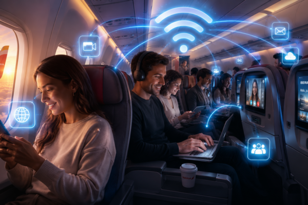 Iberia estrena Starlink a bordo