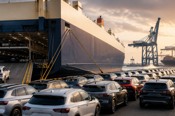 China presiona la capacidad global de car carriers
