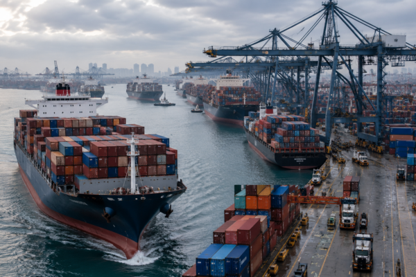 Fletes entre Asia y Sudamérica se disparan por congestión portuaria