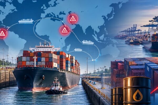 Canal de Panamá y congestión portuaria elevan la presión sobre el transporte de contenedores