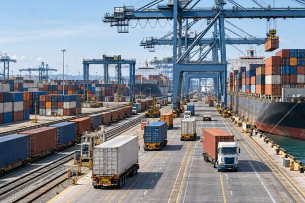Importaciones de EE. UU. suben a 2.6 millones de TEU y elevan la presión sobre los puertos