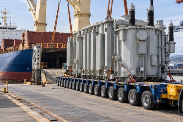 Rhenus mueve transformadores de China a Canadá y muestra la complejidad real de la carga proyecto