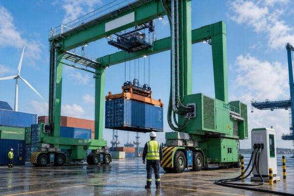 Safiport incorpora RTG eléctricas y duplica su meta de capacidad en Derince