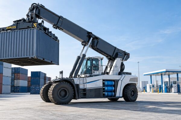 Tilbury pone en operación el primer reachstacker de hidrógeno del Reino Unido