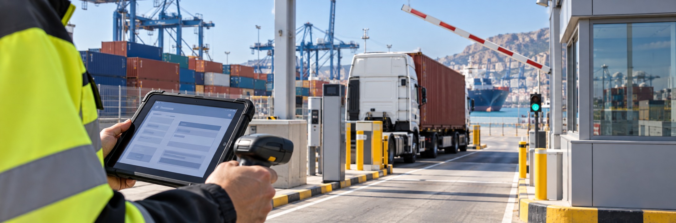Control electrónico de documentación en la puerta de una terminal portuaria