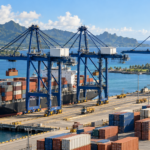 Guam restablece sus tres grúas pórtico tras el accidente provocado por el viento