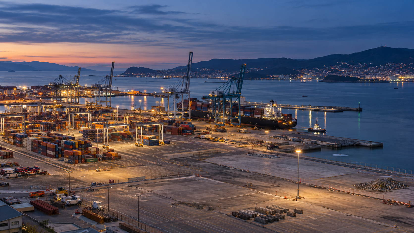 Vigo reorganiza su terminal de contenedores con 6.000 m² adicionales