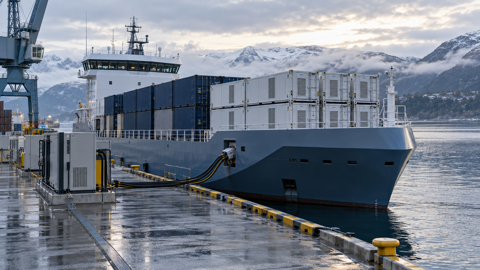 Hanwha obtiene aprobación conceptual para un portacontenedores eléctrico de 1.700 TEU